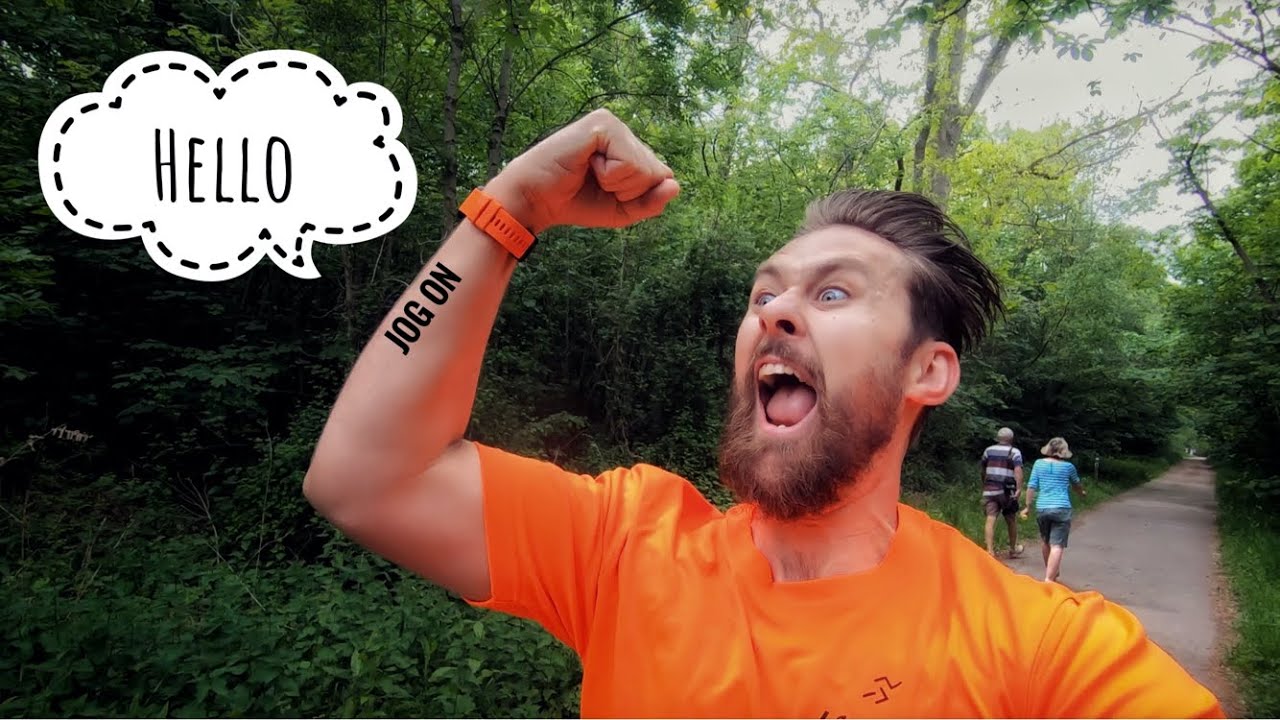 How many people say HELLO when you're on a run?