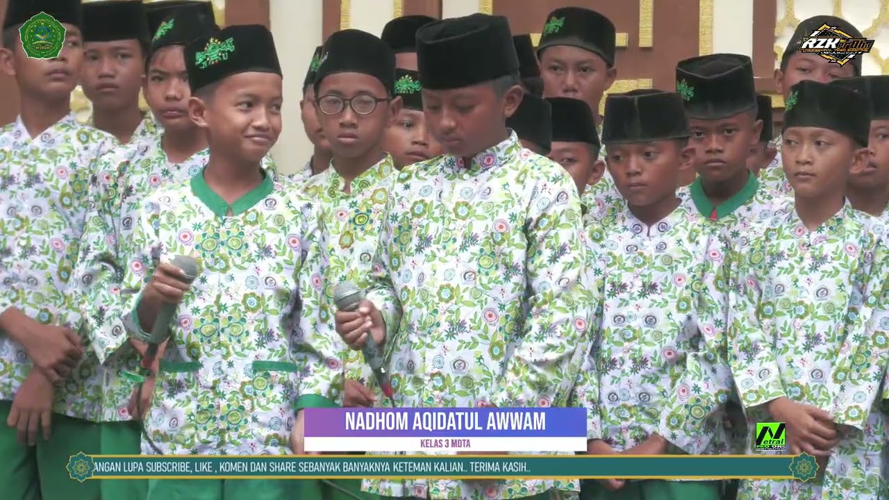 NADHOM AQIDATUL AWAM ll KELAS 3 MDTU-AL ISLAMIYAH || Batuagung Balapulang Tegal #santriindonesia 