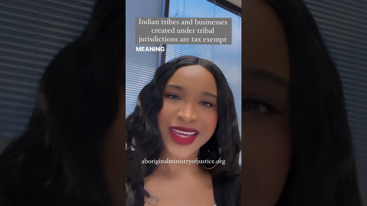Indian tribes and unincorporated businesses are tax exempt. aboriginalministryofjustice.org