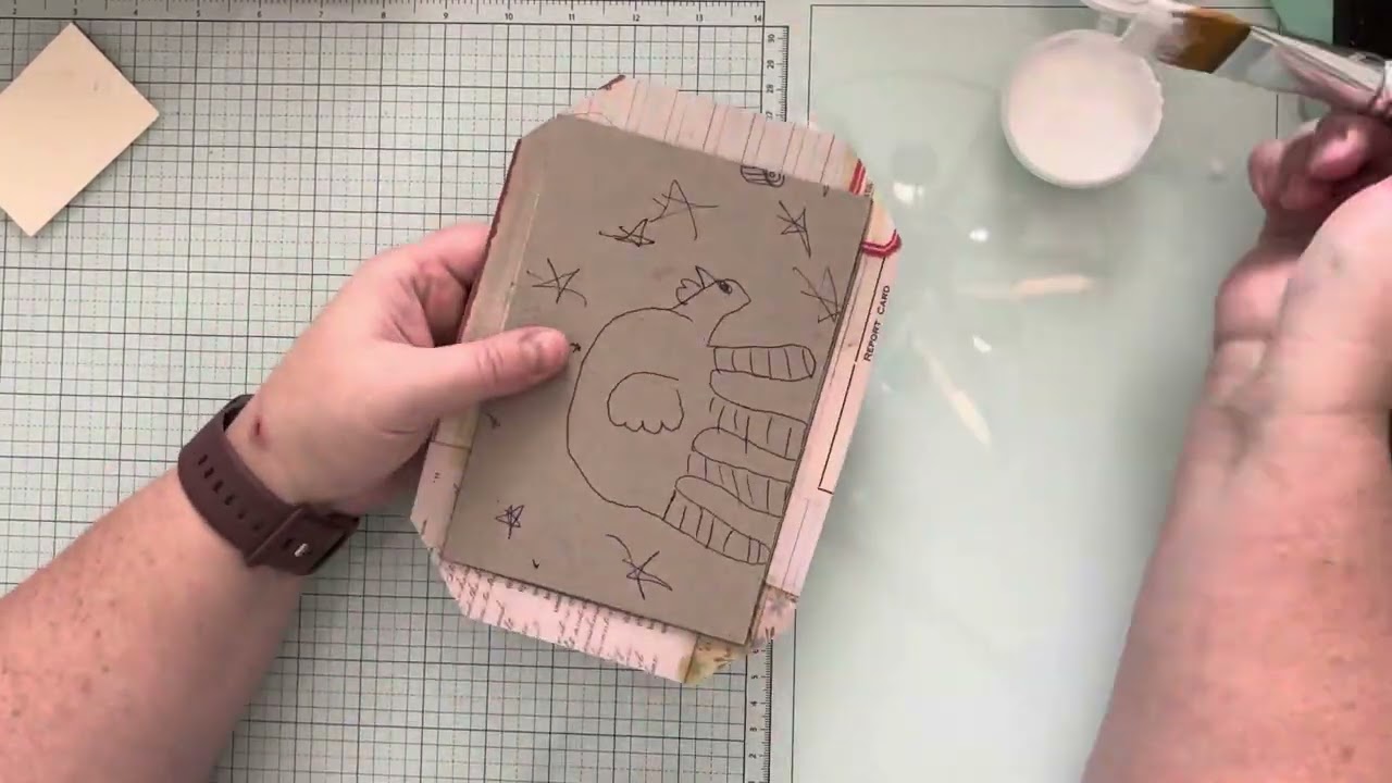 Prayer Cards  using Tim Holtz papers!