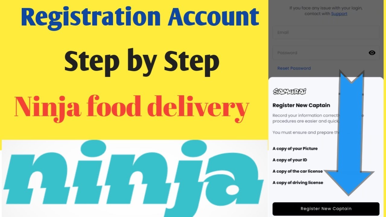 open new account Ninja food delivery Rider step by step Ninja Rider account 🔴 open Karen Urdu Hindi