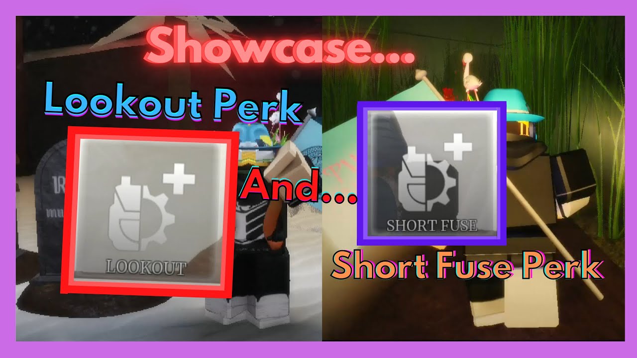 Lookout And Short Fuse Bundle Perks Showcase~ | Survive The Night [ROBLOX]