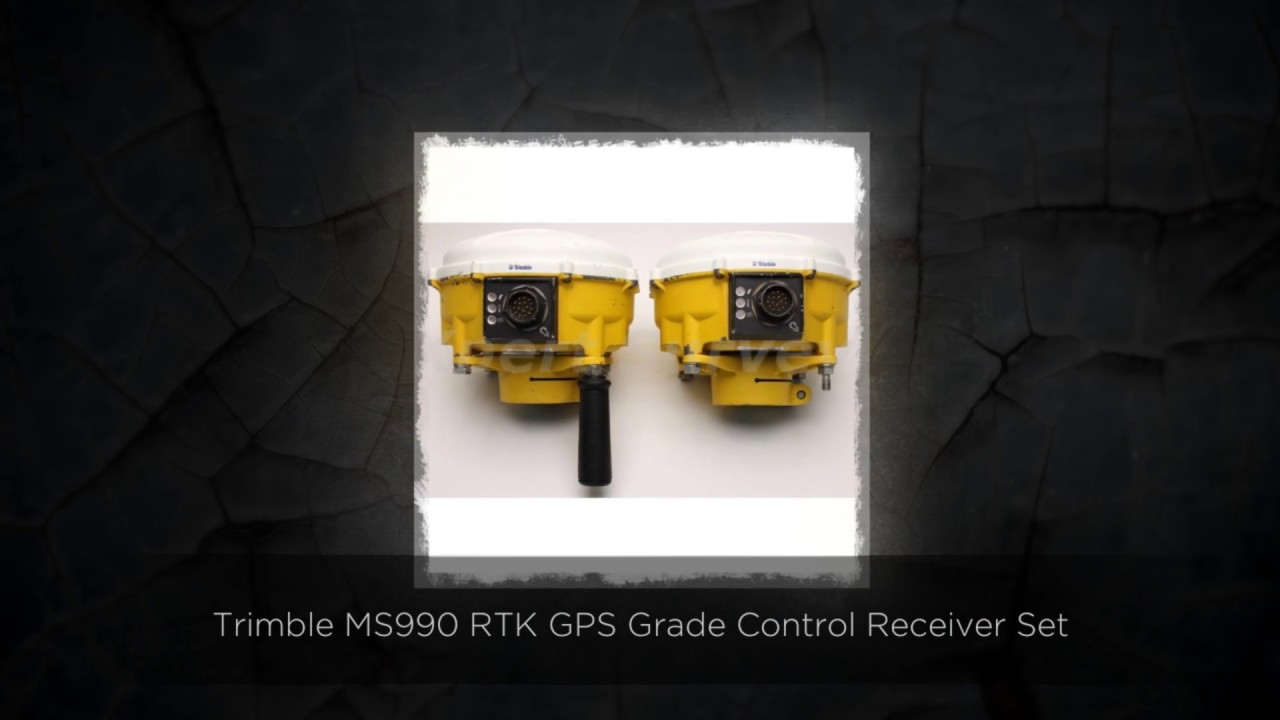 Trimble MS990 RTK GPS Grade Control Receiver Set