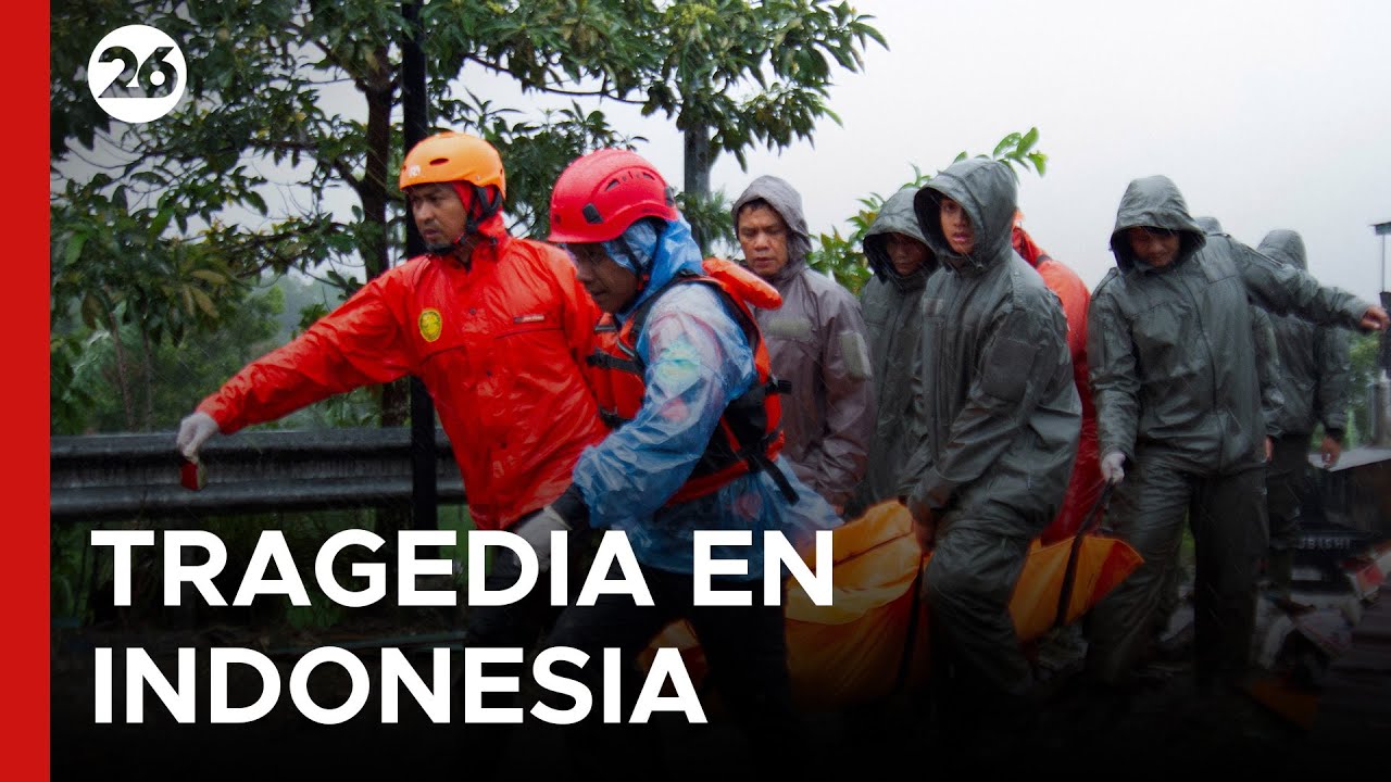 🌧️ Inundaciones en Sumatra dejan más de 20 muertos por el clima extremo
