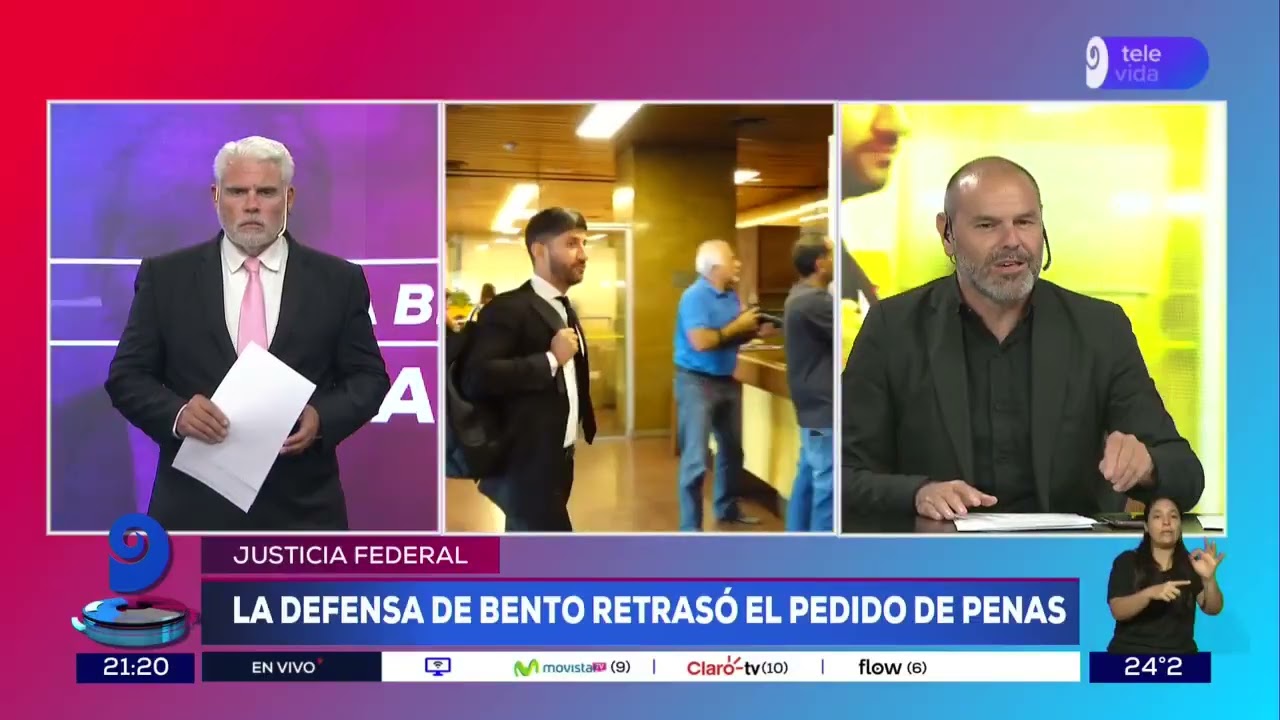 La defensa de Walter Bento retrasó el pedido de penas