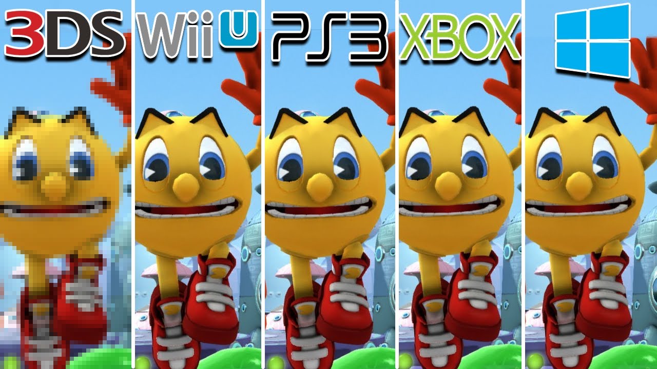 Pac-Man and the Ghostly Adventures (2013) 3DS vs Wii U vs PS3/XBOX360 vs PC (Which One is Better?)