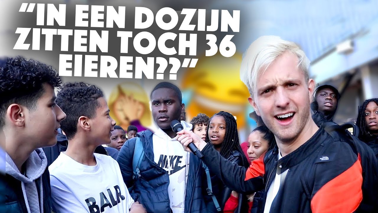 WAT IS HET IQ VAN SCHOLIEREN IN ALMERE? 😂🤦🏼‍♂️ | #SCHOOLTOUR 10