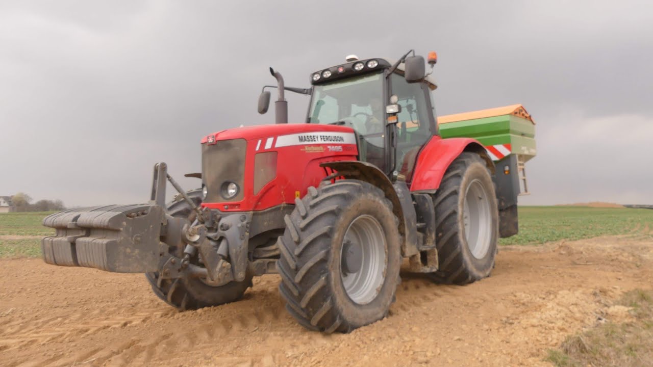 NAWOZY NA DUŻĄ SKALE Z NOWYM NABYTKIEM!☆MASSEY FERGUSON 7495 & AMAZONE ZA-TS 4200