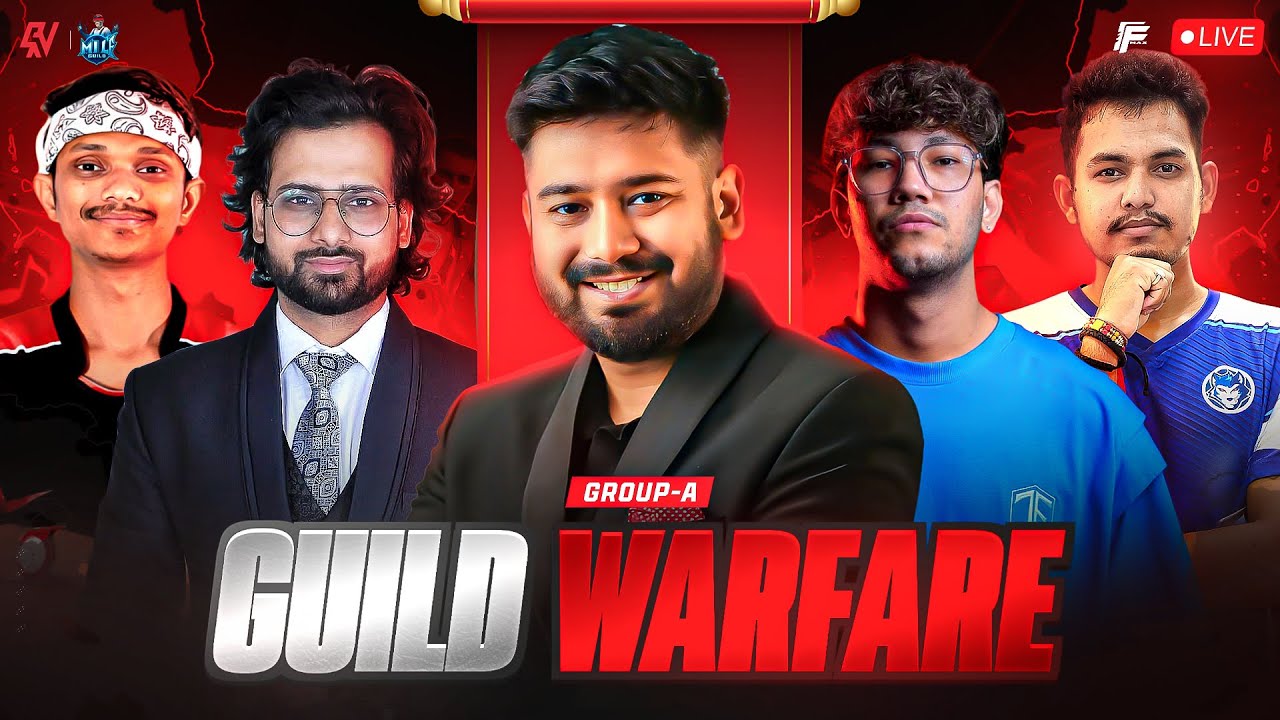 Guild Warfares | Group A | Registration Day  #freefire #gyangaming #freefire #freefirelive