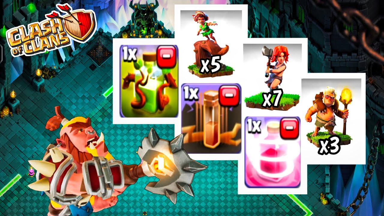 Root rider Valkyrie + 1 EQ RC trick | legend league | clash of clans