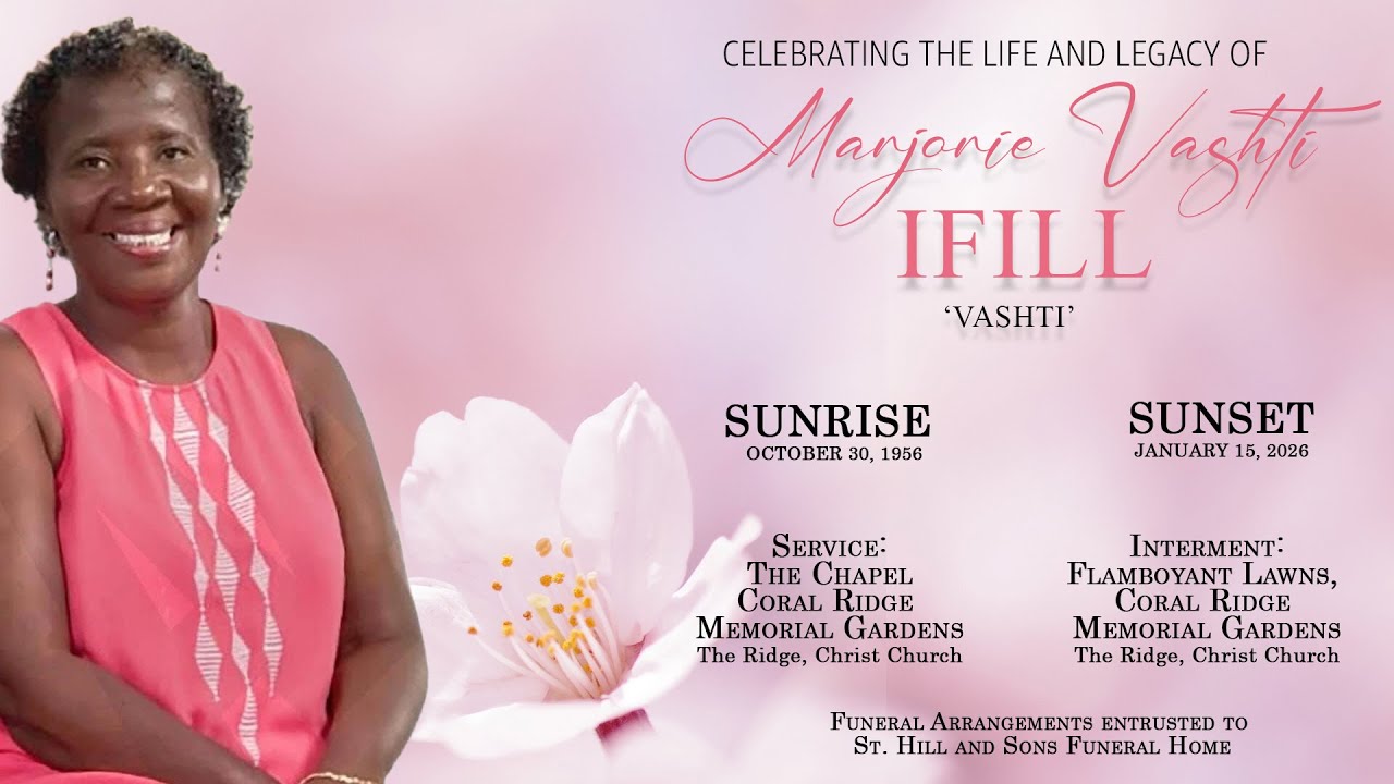 Celebrating the Life and Legacy of Marjorie Vashti Ifill nee Rudder - 'Vashti'