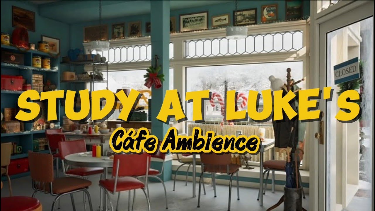 Study With Me at Luke's Diner ☕ Gilmore Girls Inspired  | 50 /10 Pomodoro  | ASMR & Ambience