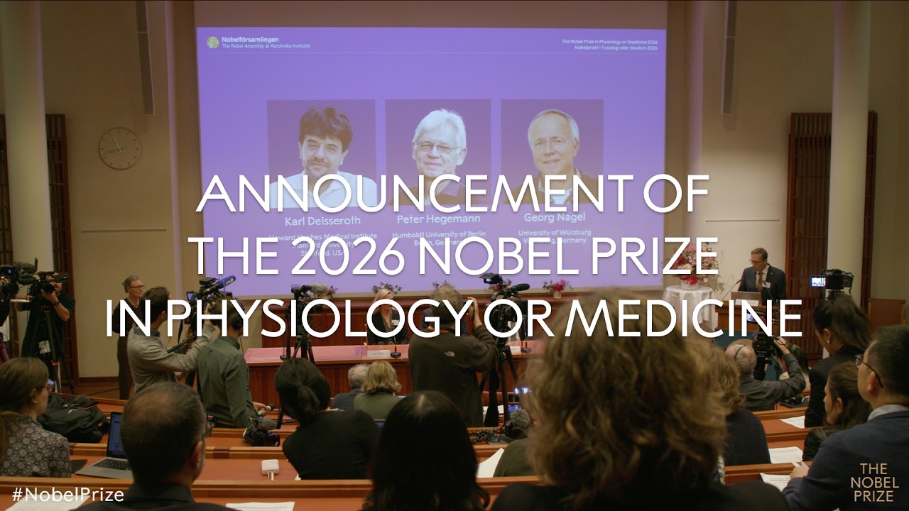Announcement of the 2026 Nobel Prize in Physiology or Medicine