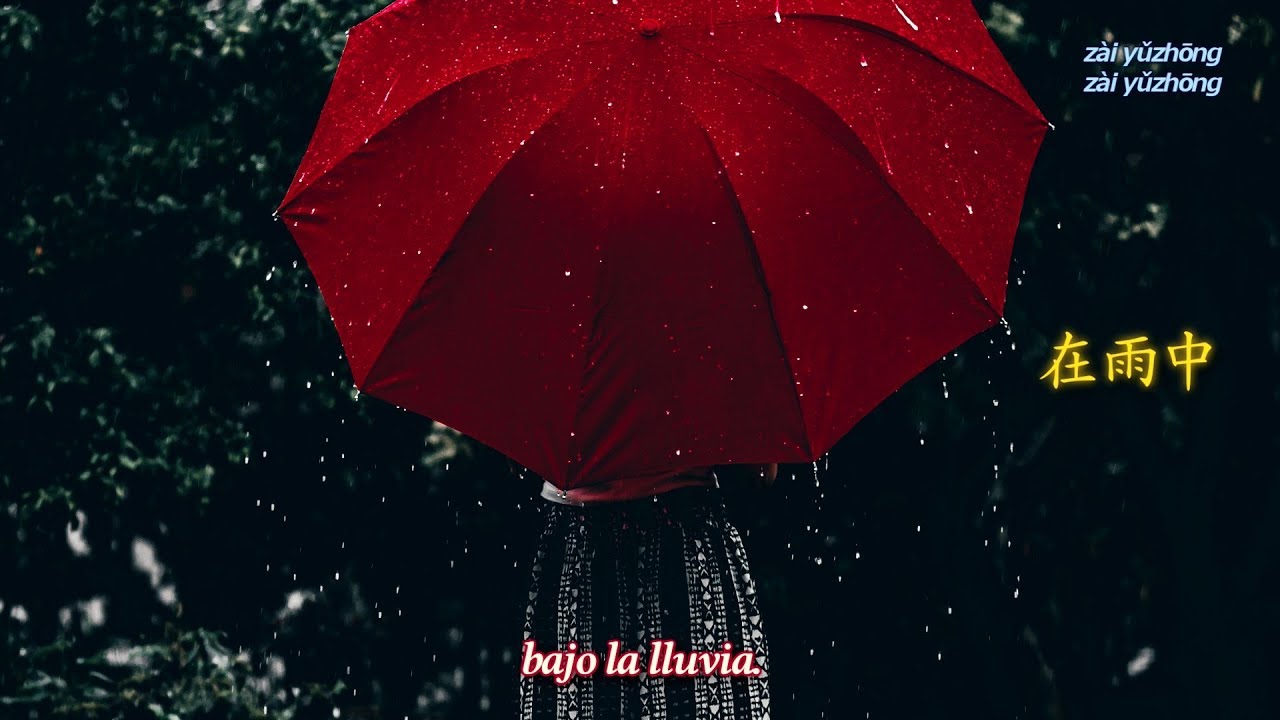 恬妞 Tian Nu - Esper&aacute;ndote bajo la lluvia (Sub Espa&ntilde;ol) (English CC) &middot; 等你在雨中  歌詞版  西英語字幕