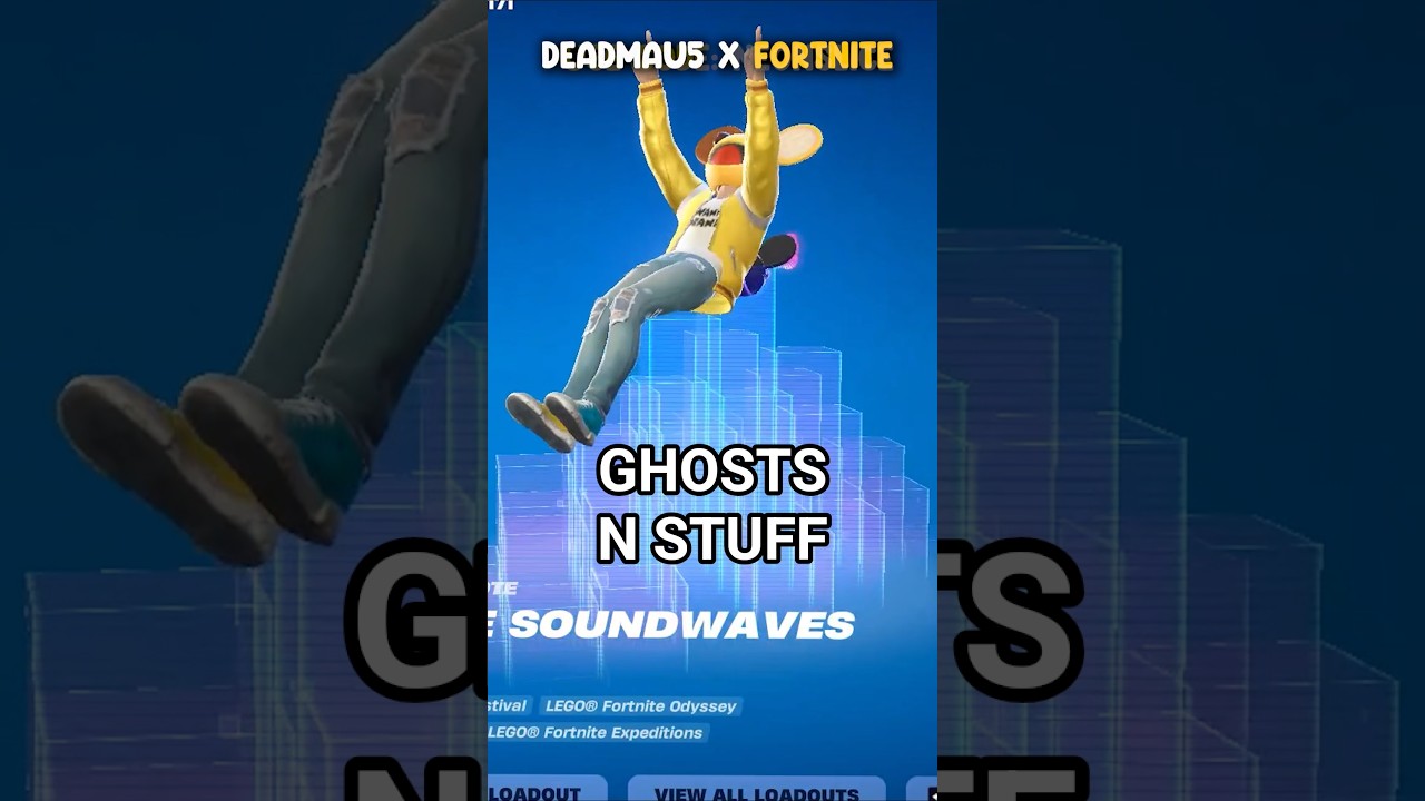 *NEW* Surf the Soundwaves Emote - Fortnite x deadmau5 (Ghosts 'n' Stuff)