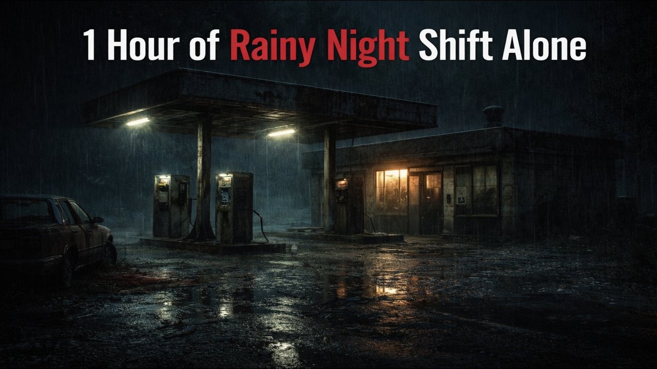 Hour of True Rainy Night Shift Horror | Alone at Work |