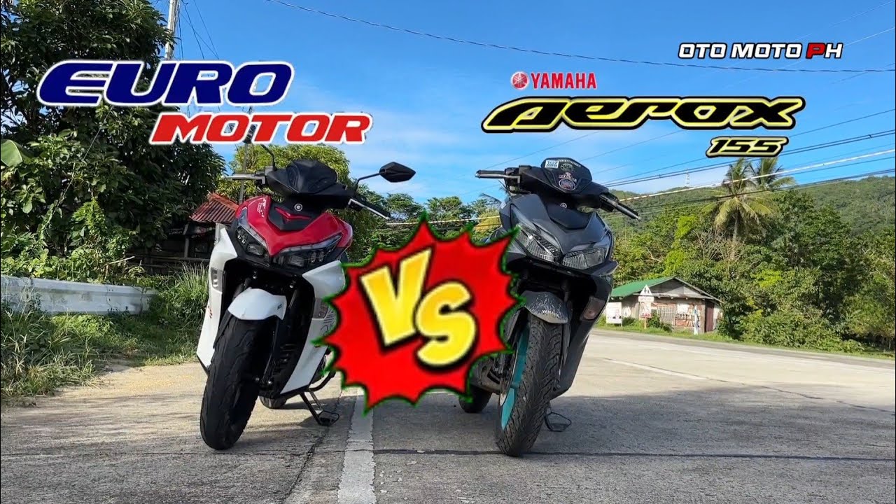 DRAG RACE / EURO GRIFFIN 180i VS. YAMAHA AEROX 155 V2