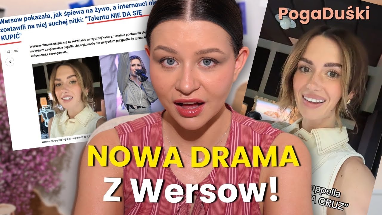 DRAMA z Wersow - czy ona W OGÓLE umie śpiewać? PogaDuśki