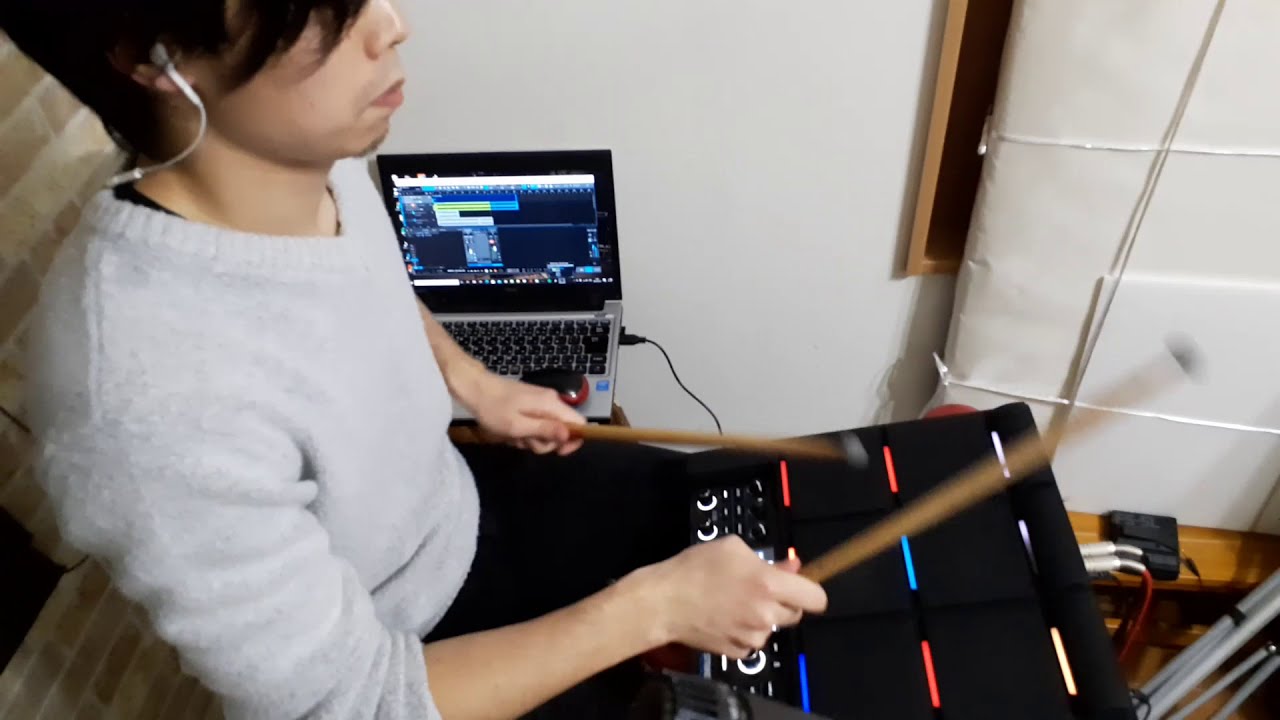 Children Of Bodom - In Your Face Drum Cover on Alesis Strike Multipad [Full Chorus One Take]