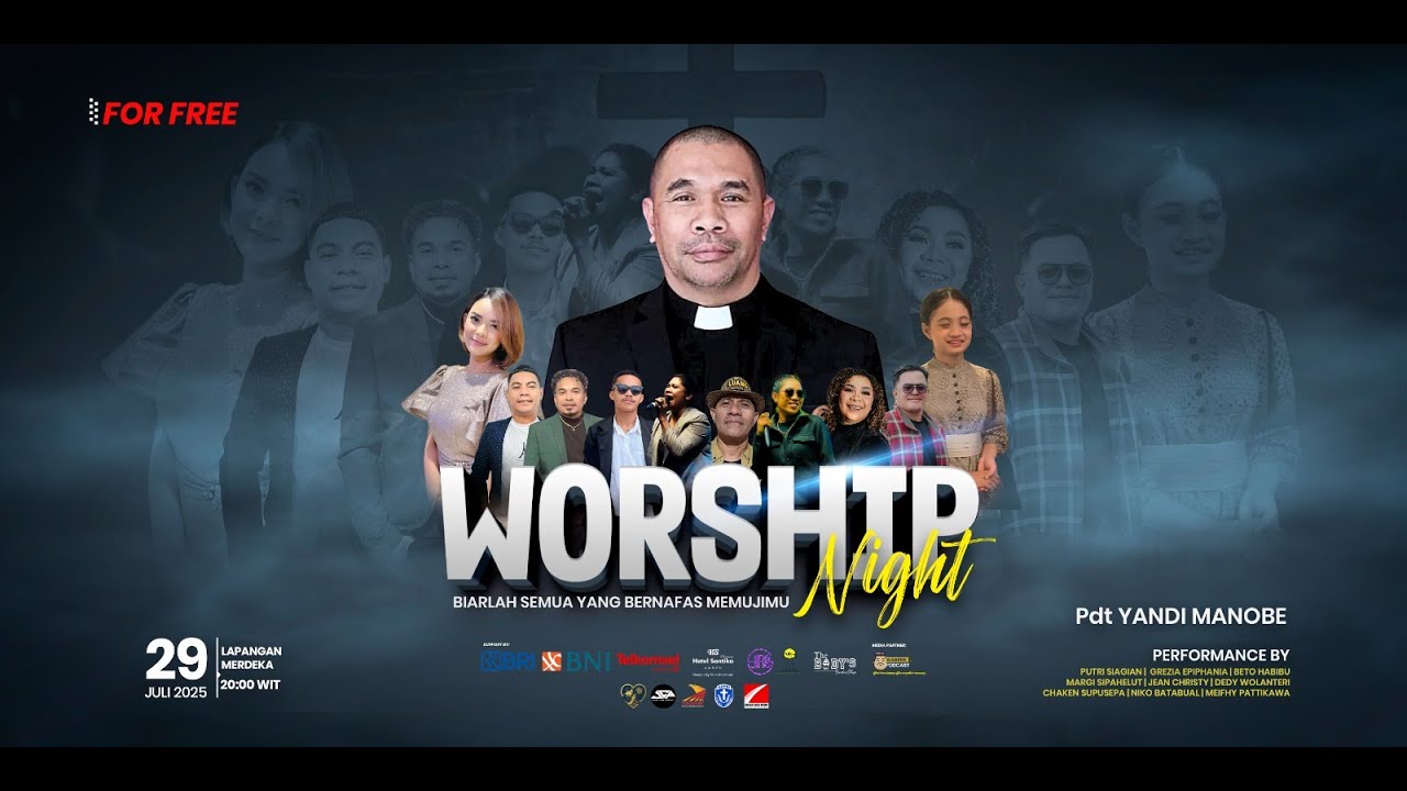 WORSHIP NIGHT Bersama Pdt Yandi Manobe - Biarlah Semua Yang Bernafas Memuji-Mu