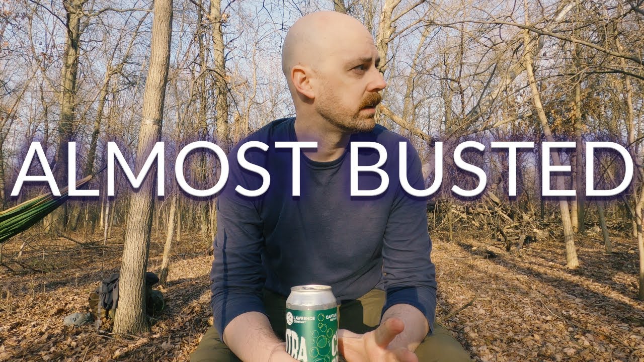 Hiking Through a City to Stealth Camp | Urban Stealth Camping | Small Plots
