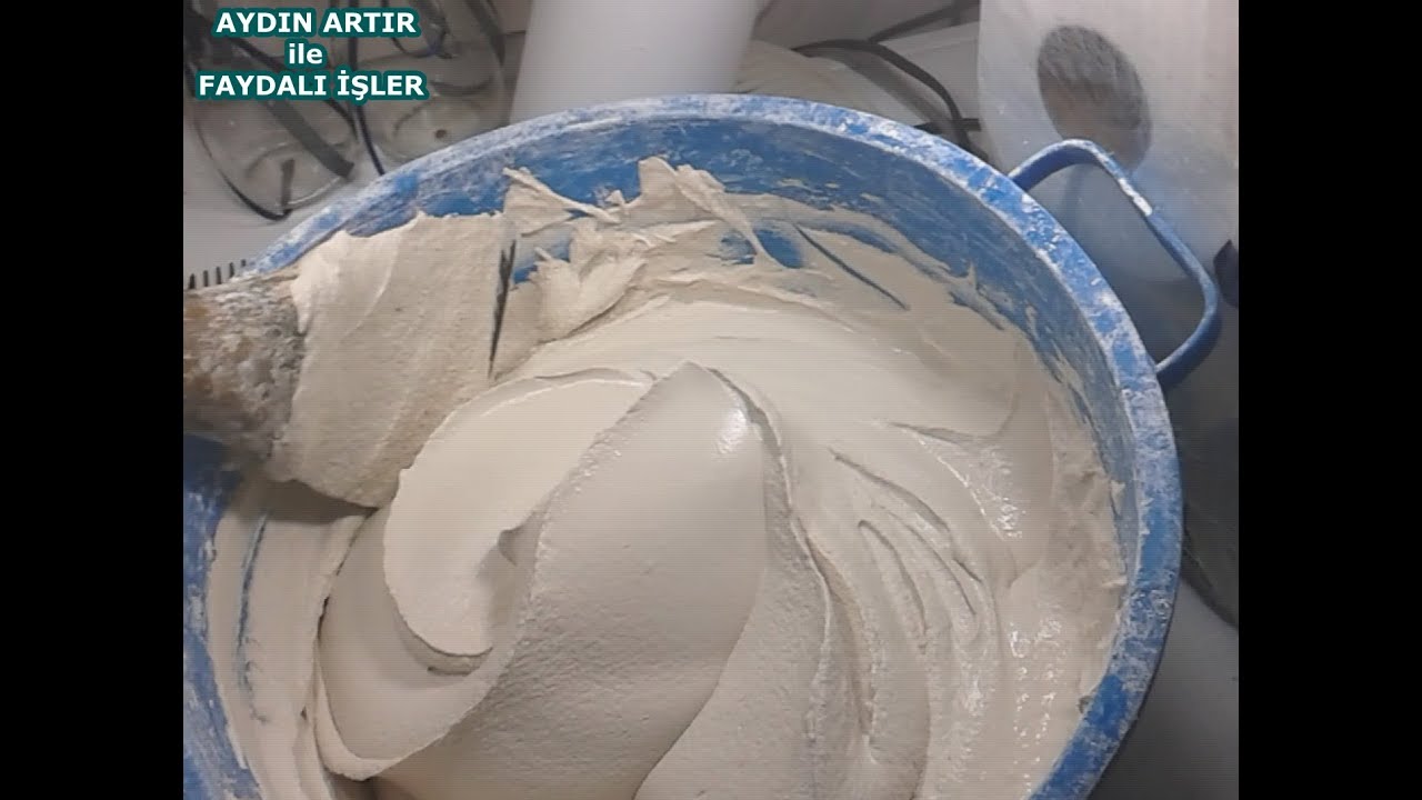 SATEN ALÇI, SIVA ALÇI'sı, KARTONPİYER Yapıştırma ALÇI'sı,  Böyle Yapılır.