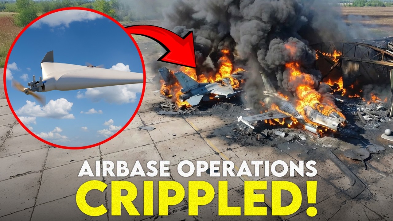 Russia Strikes Ukrainian Airfield, Damaging Radar Sites and Western-Supplied Fighter Jets!