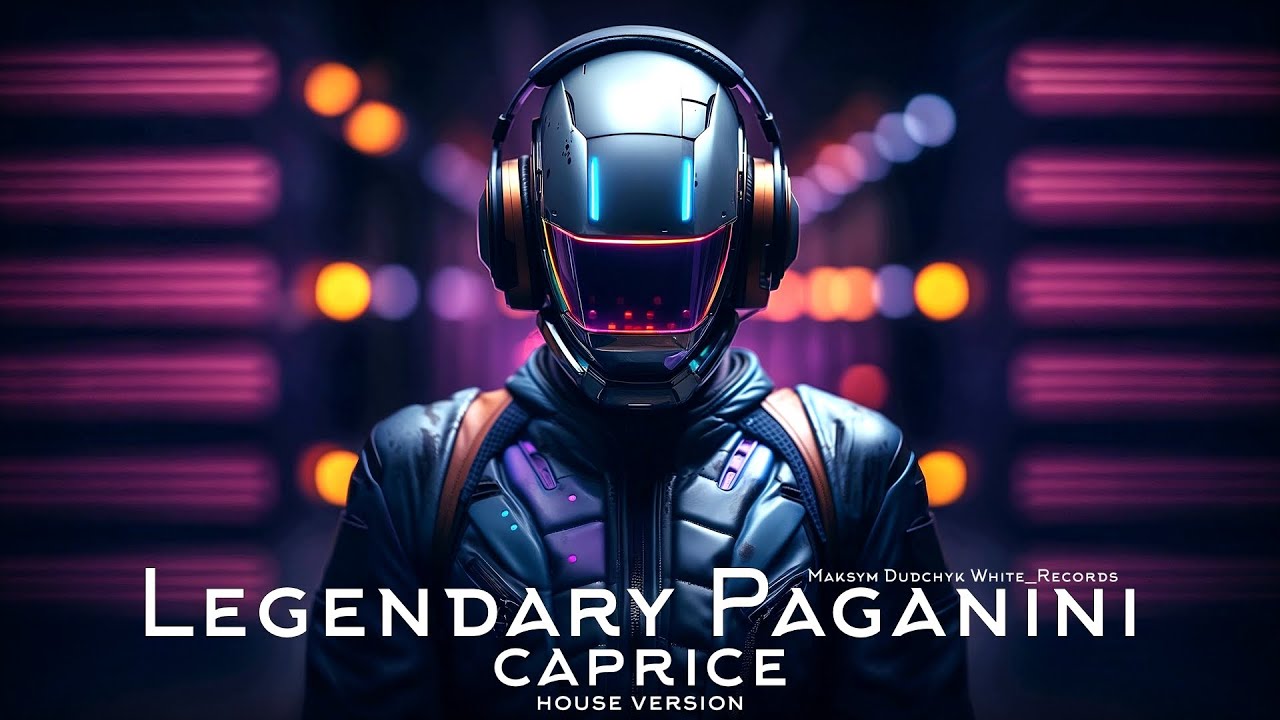 Legendary Paganini. Caprice. Background music. House version. Classical remix