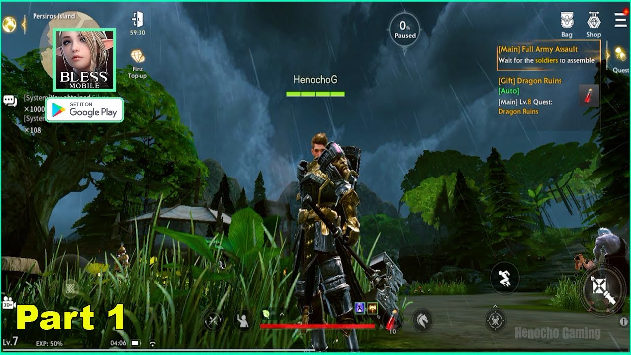 Bless Global Mobile Gameplay Walkthrough Android Part 1