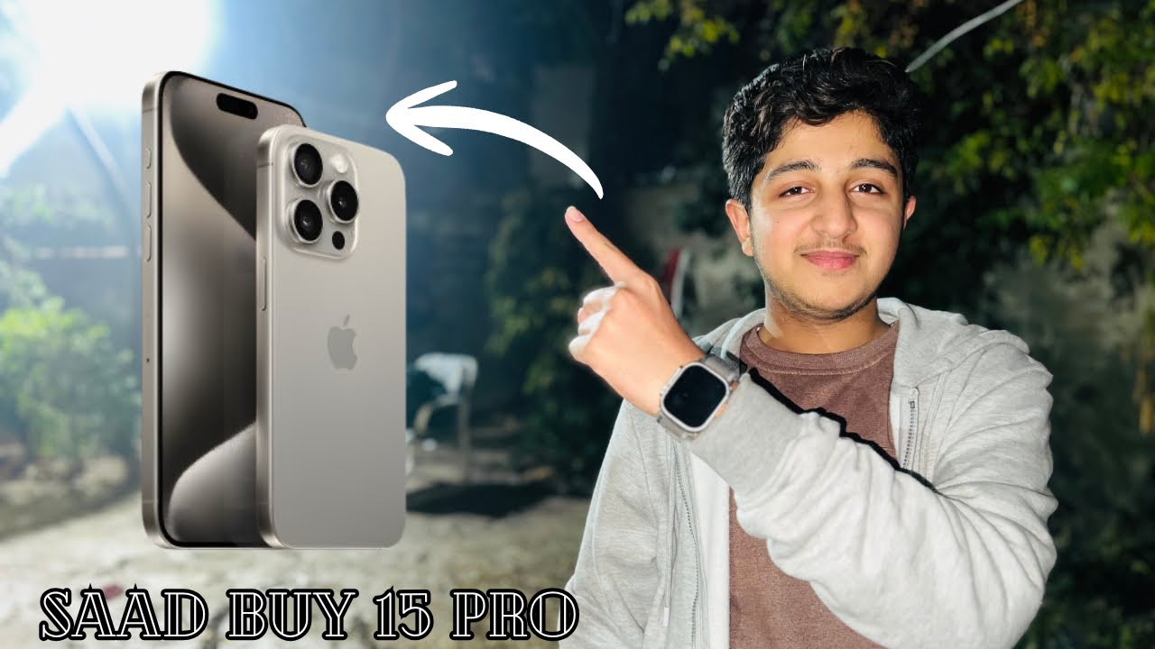 Saad Bought iPhone 15 Pro 📱 | Vlog