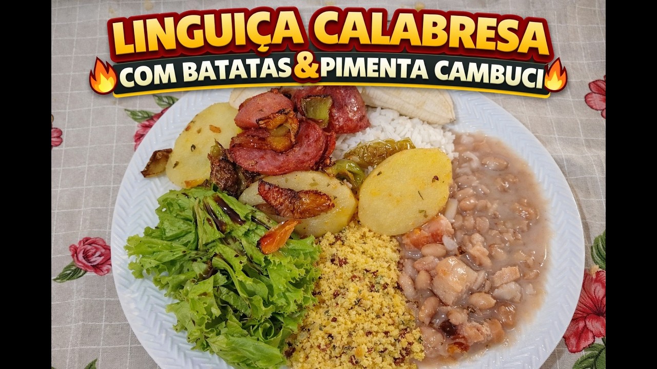 Almoço Fácil: Calabresa com Batatas e Pimenta Cambuci