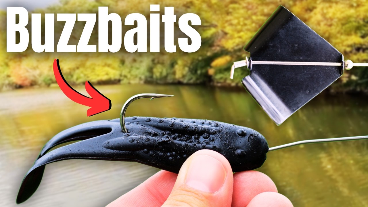 BUZZBAIT Tricks That Catch GIANT Bass In The FALL