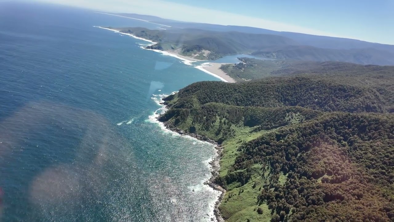 Vuelo en la Barra del Rio Bueno