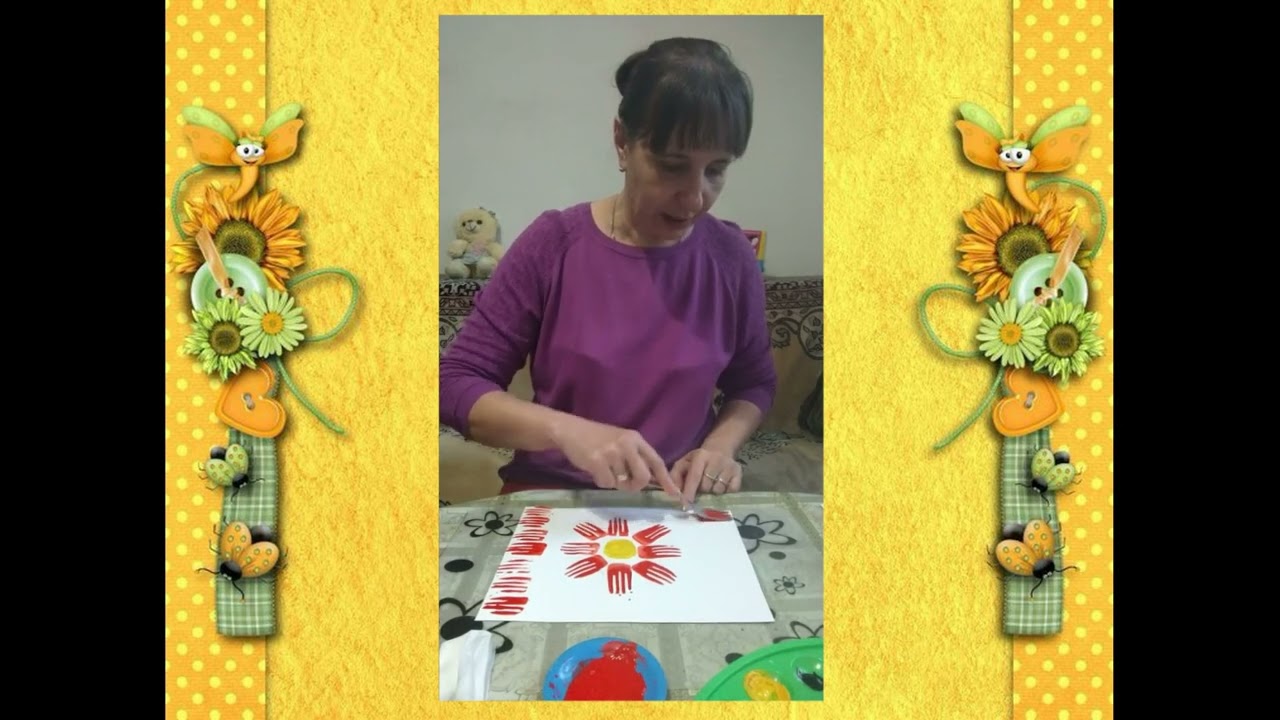 Фрагмент заняття з малювання  