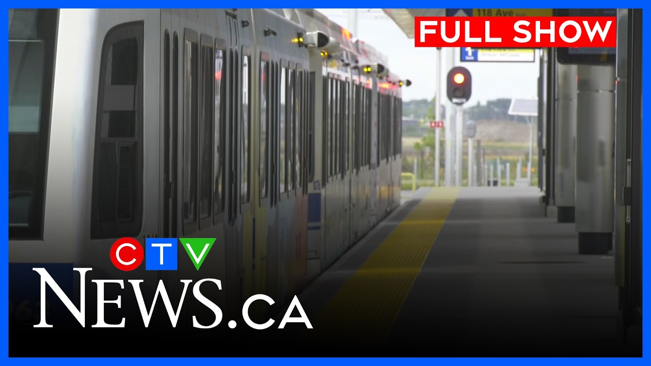 Эдмонтон заменяет свои старейшие вагоны LRT | CTV News Edmonton в 23:30 от 31 июля 2026 г.