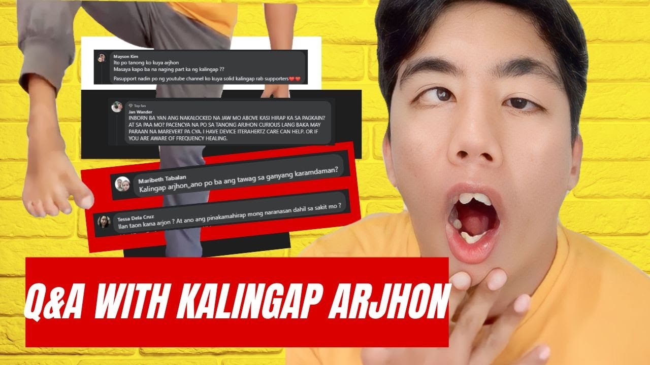 Q&A WITH KALINGAP ARJHON | ANO NGA BA ANG TAWAG SA AKING KARAMDAMAN