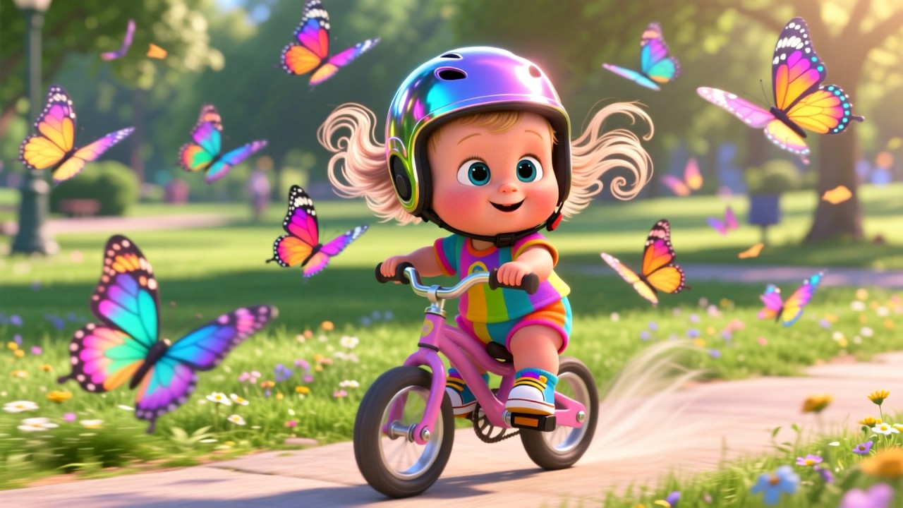Wroom Wroom Bike Ride 🚲 | Fun Bicycle Song for Toddlers & Kids