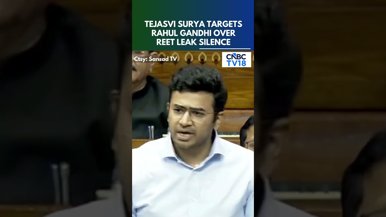 Tejasvi Surya Questions Congress' Double Standards On Paper Leaks In Lok Sabha | N18S | CNBC TV18
