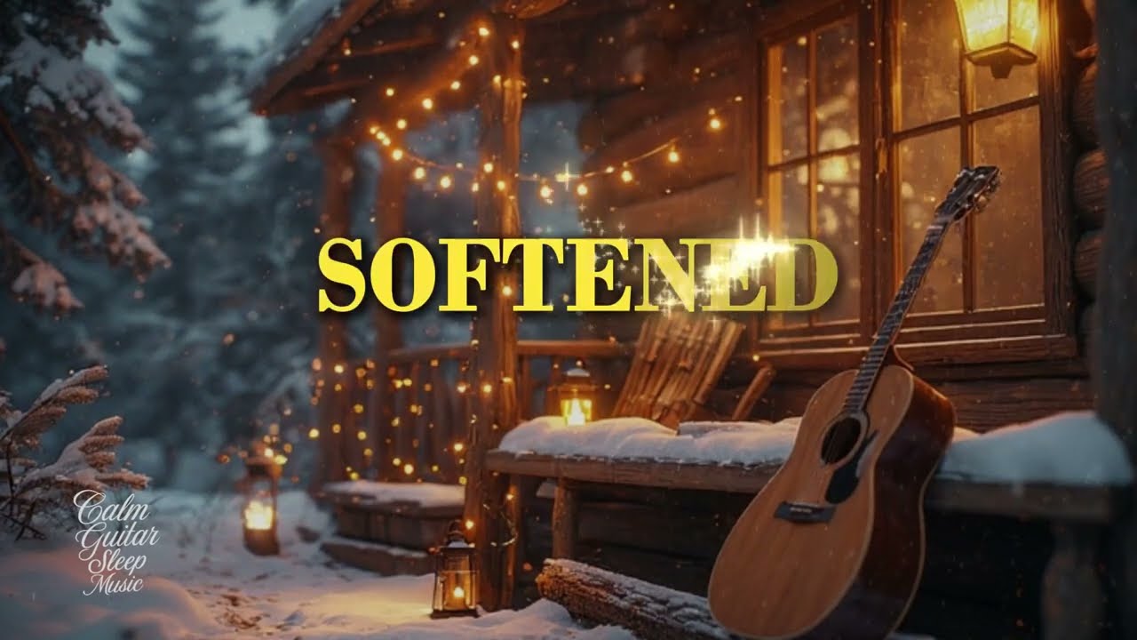 Relaxing Winter Night Guitar ~ Calm Outdoor Sounds for Deep Sleep & Peaceful Relaxation