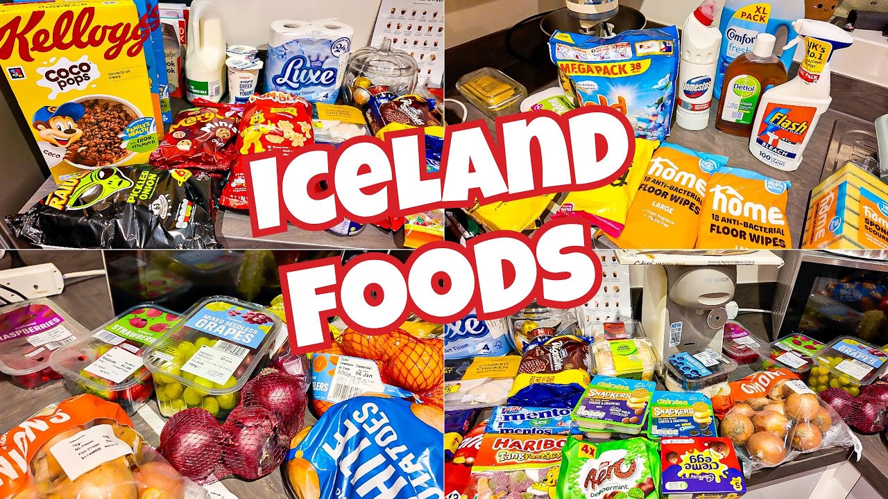 Iceland Foods Haul | UK Budget Supermarket #ukfood #budgetfood #icelandfoodhaul