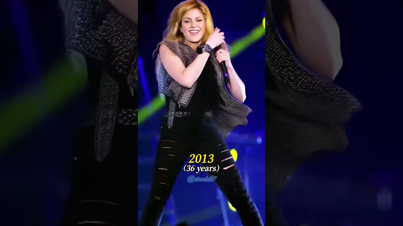 Life Evolution of Shakira Through the years