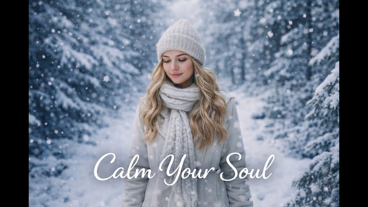 Northern Serenity ❄️ Sleep Music & Meditation in a Snowy Forest