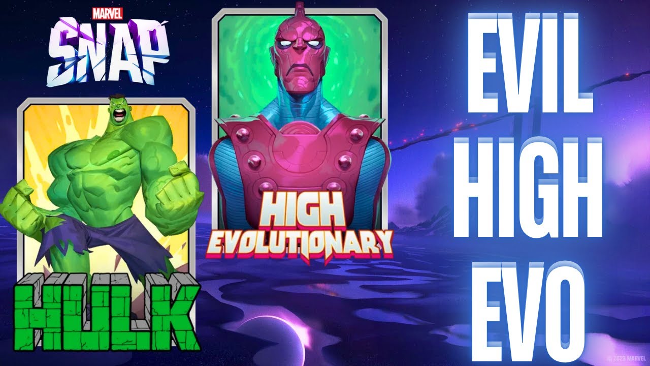 High Evolutionary Deck in Infinite Rank Marvel Snap
