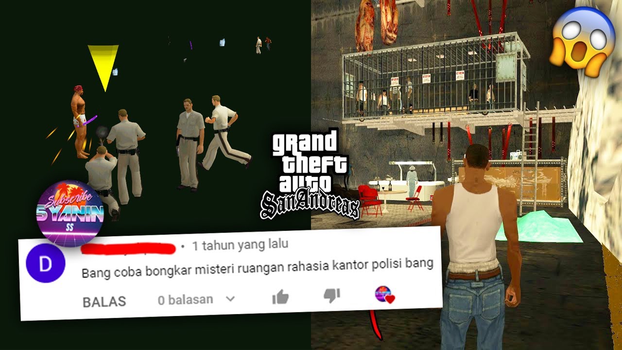 Ada PORTAL RUANG RAHASIA di Kantor Polisi GTA San Andreas - Misteri Rahasia Easter Egg CJ GTASA Indo