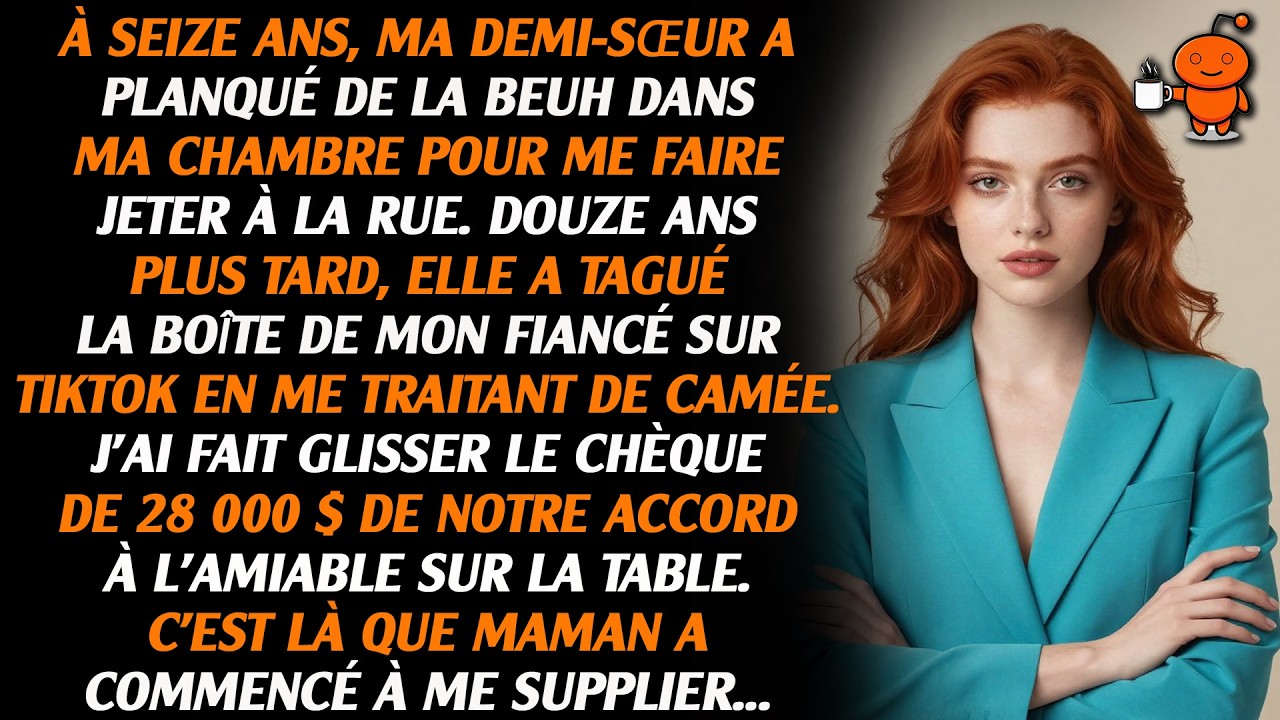 Ma demi-sœur a planté de l'herbe dans ma chambre quand j'avais seize ans et m'a fait mettre à la...