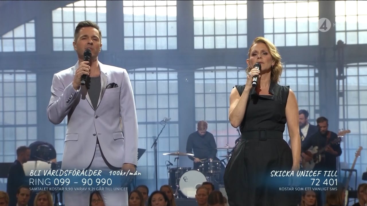 Helen Sjöholm & Peter Jöback - När Jag Faller (Live 