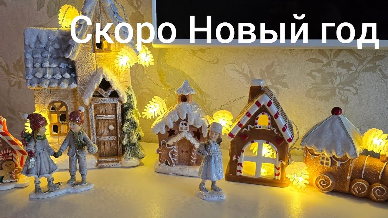 НАРЯЖАЮ СВОЙ ДОМ К НОВОМУ ГОДУ И РОЖДЕСТВУ / ШАРЛОТКА/ АГЛАОНЕМА ЦВЕТЁТ /