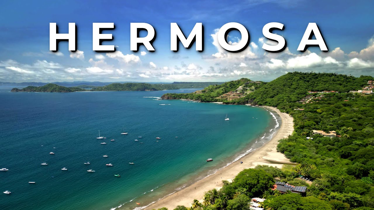 [4K] [60fps] PLAYA HERMOSA // Incredible Beach In Guanacaste, Costa Rica #tourism