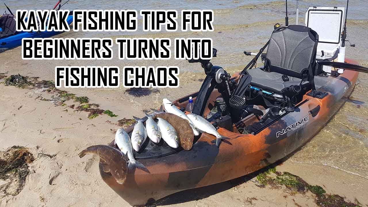 Kayak fishing tips for beginners turns into Salmon Chaos | kayak fishing australia