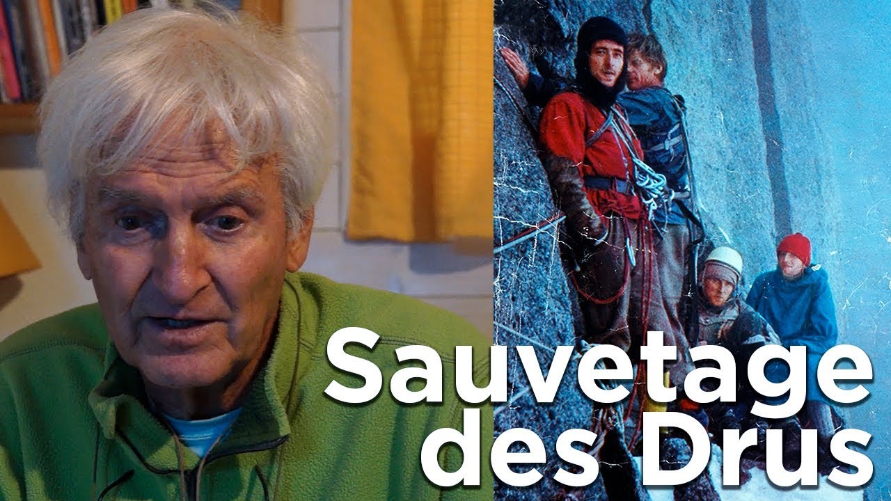 Face Ouest des Drus sauvetage des allemands août 1966 Gary Hemming René Desmaison Lothar Mauch